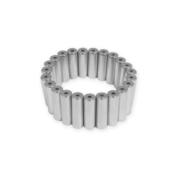 Neodym ring-magnet Ø 6,5/2 mm x 20 mm | Diametrisk polarisering