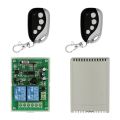 2-kanals mottaker RC-02 med to fjernkontroller – 12 V