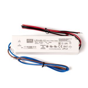 Strømforsyning 12V 60W 5A IP67