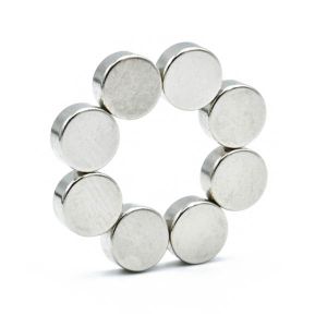 Disk magnet Ø 6 x 2,5 mm, diametrisk polarisering