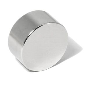 Neodymmagnet Ø 30 x 15 mm – meget sterk nikkelbelagt magnet