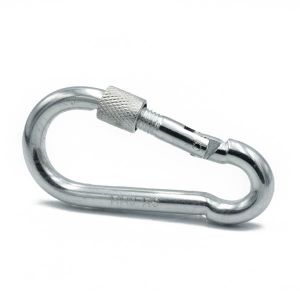 Karabinkrok med skrulåsing 8 mm