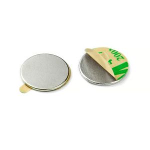 Selvklebende diskmagnet Ø 15 x 1 mm – tynn neodym med 3M-lim