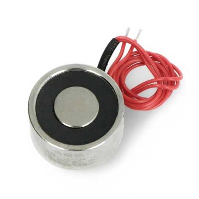 Elektromagnet 12V, holder 18 kg