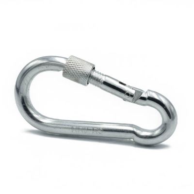 Karabinkrok med skrulåsing 8 mm