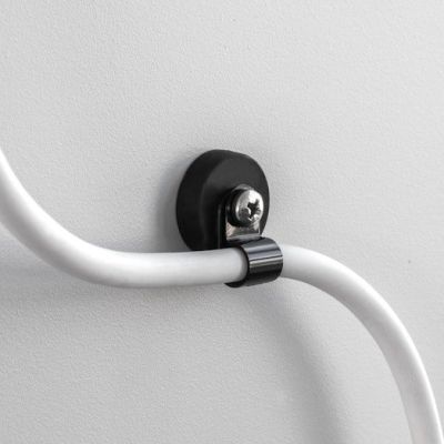 Kabelfeste - gummimagnet 22 mm med kabel-klips