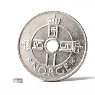 Mini magnet skive Ø 3 x 1 mm N52