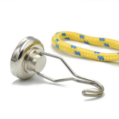 Magnet med roterende krok, diameter Ø 32 mm