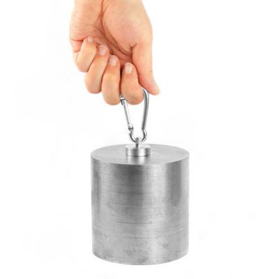 Pottemagnet Ø 25 mm med karabinkrok