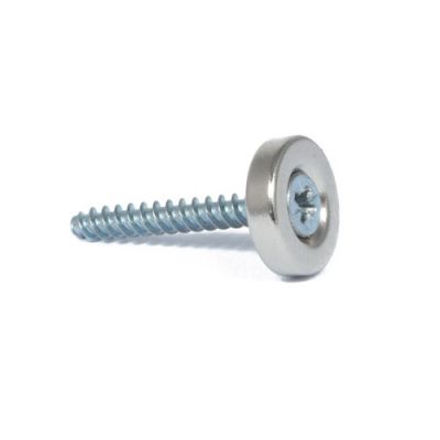 Disk magnet Ø 12 x 3 mm med skruehull