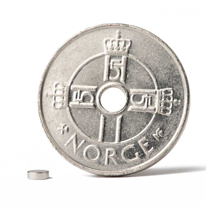 Mini magnet Ø 3 x 1 mm | Neodymium N52