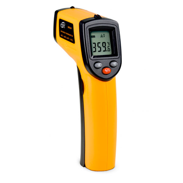 IR-termometer, måler fra -50°C til 380°C - kjøp hos SuperMagneter.no