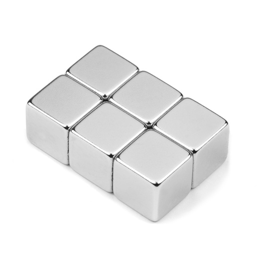 Kjøp kubemagnet 12 mm - veldig sterk neodym kube magnet