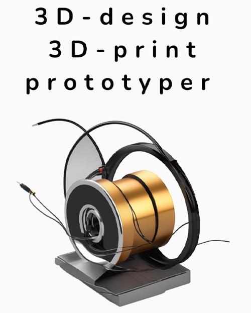 Bestill 3D-design og 3D-print for &aring; prototype dine produkter og l&oslash;sninger