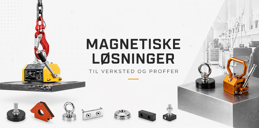 Magnetiske l&oslash;sninger til verksted og proffer